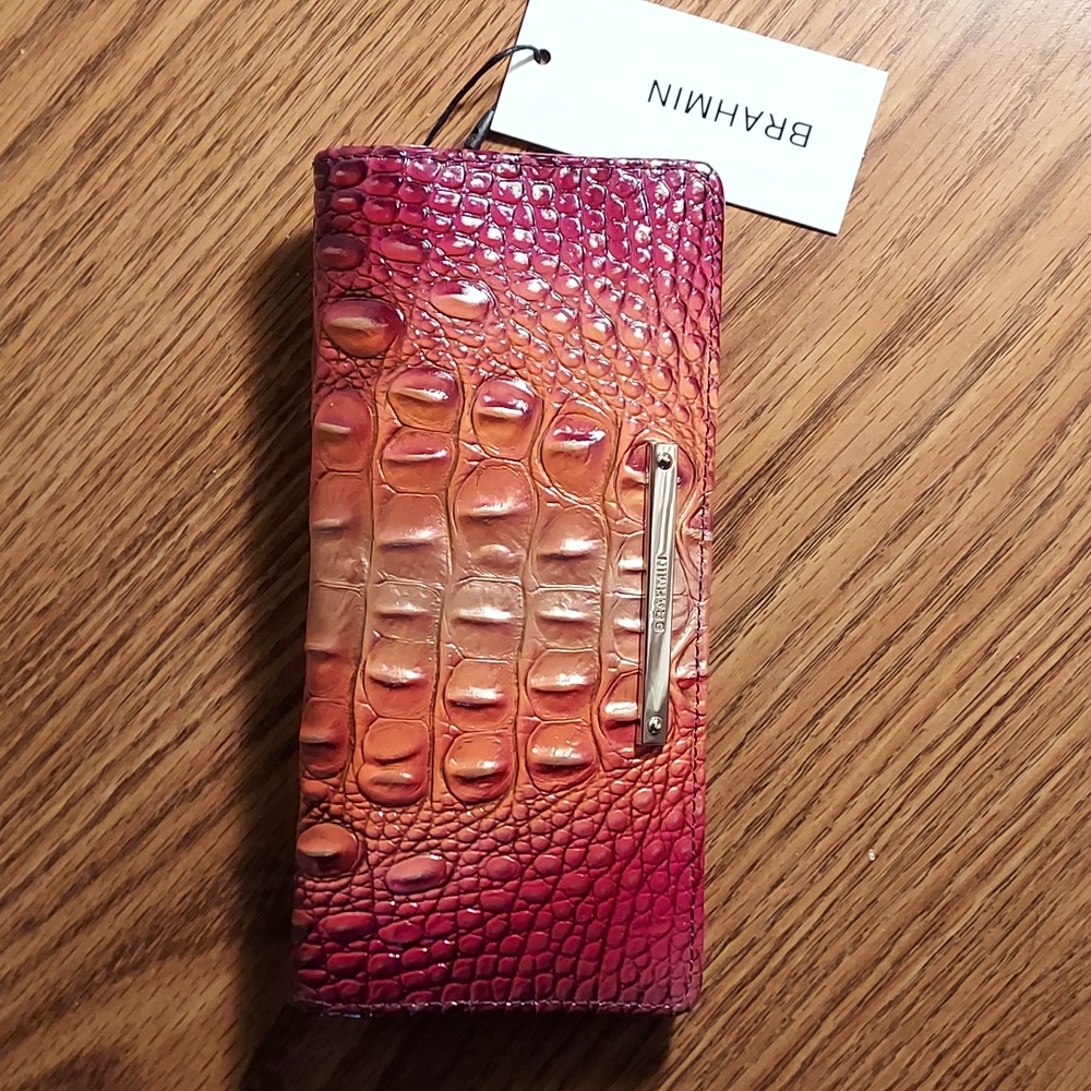 Brahmin NWT ADY Wallet in Sunset Ombre Melbourne